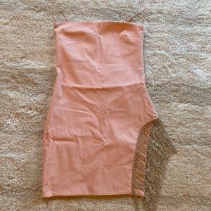 OH POLLY RHINESTONE FRINGE DRESS